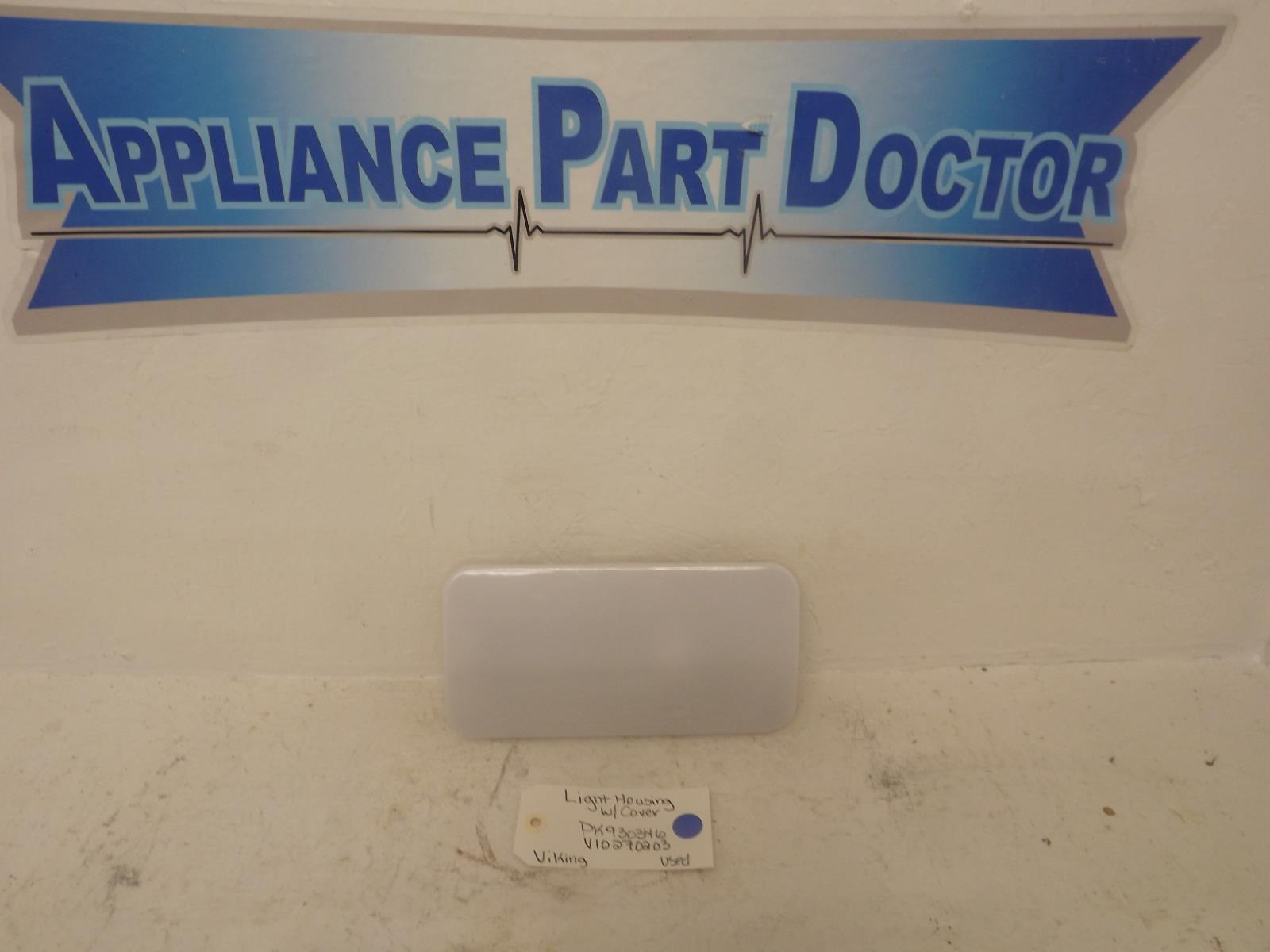 Viking Refrigerator PK930346 V10270203 Light Housing w/Cover Used Part Viking Refrigerator PK930346 V10270203 Light Housing w/Cover Used Part